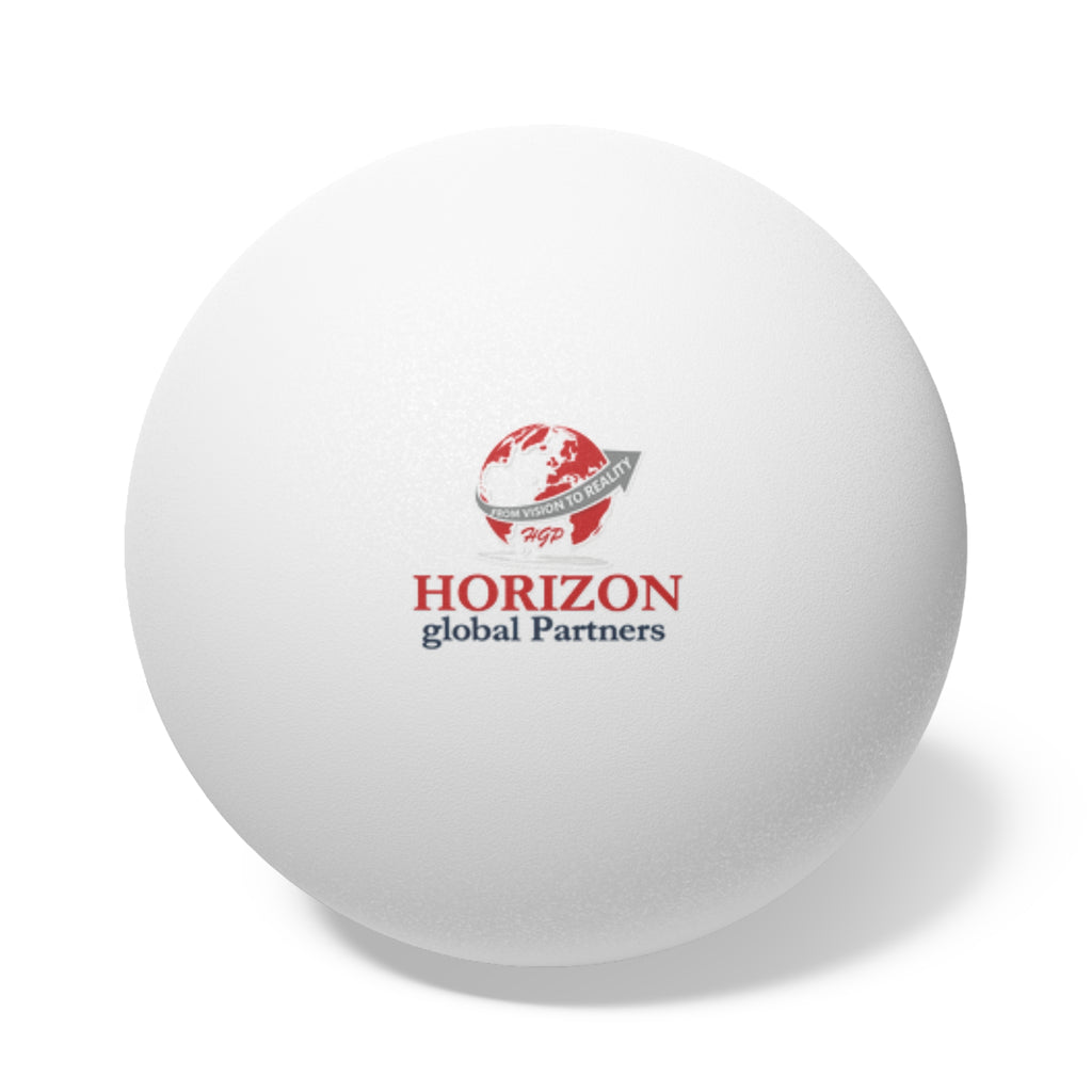Branded Ping Pong Balls (6-Pack) — Horizon Global Partners Logo