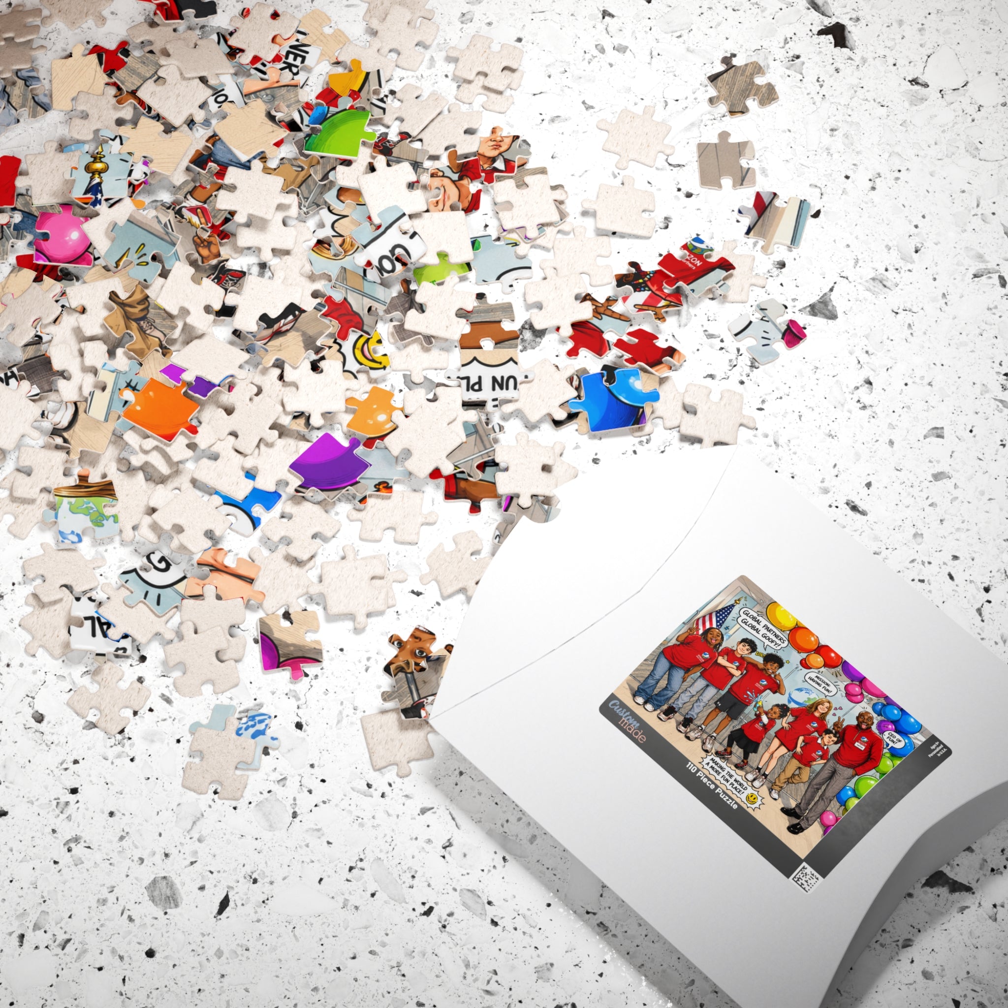 HgP Team Comic-Style Puzzle — "Making the World a More Fun Place" (110–1014 pcs)