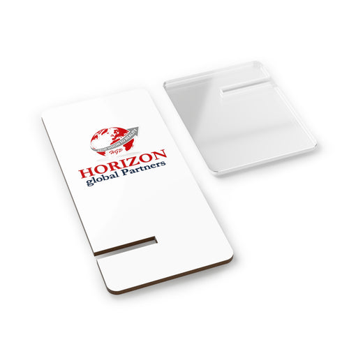 Acrylic Mobile Phone Stand — Horizon Global Partners Logo Display