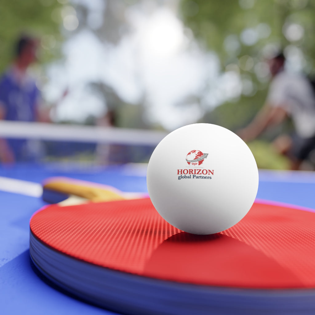 Branded Ping Pong Balls (6-Pack) — Horizon Global Partners Logo